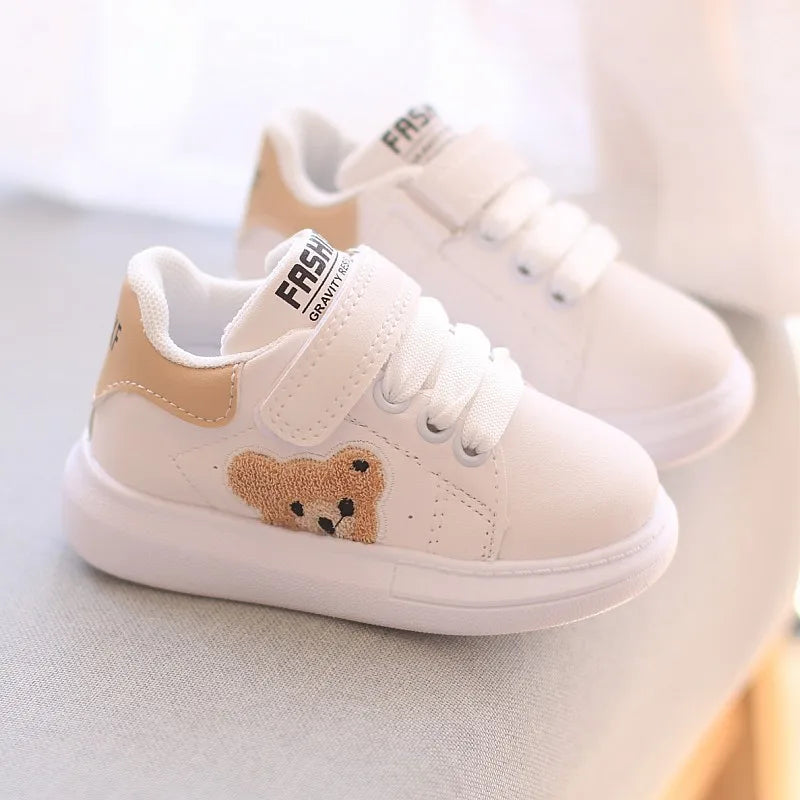 21-30 Size Children's Anti-slip wear-resistant Casual Shoes Kids White Sneakers Girls Boys Soft-soled Walking Shoes Kids Shoes