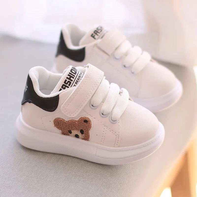 21-30 Size Children's Anti-slip wear-resistant Casual Shoes Kids White Sneakers Girls Boys Soft-soled Walking Shoes Kids Shoes