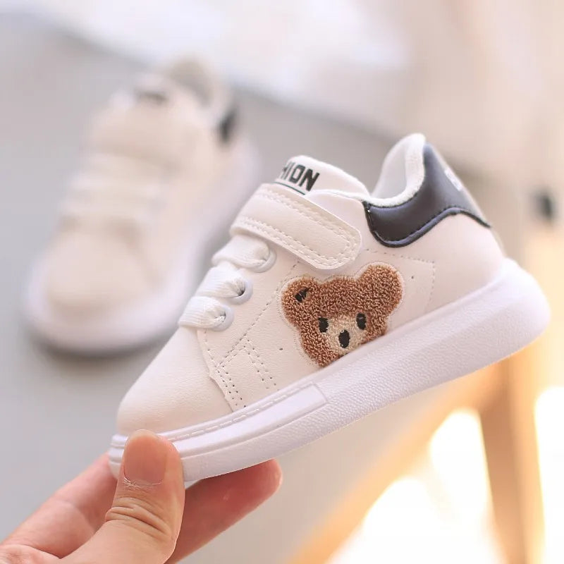 21-30 Size Children's Anti-slip wear-resistant Casual Shoes Kids White Sneakers Girls Boys Soft-soled Walking Shoes Kids Shoes