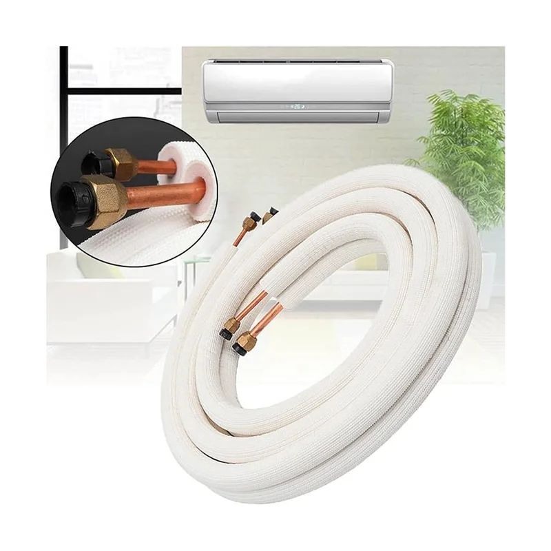 3Meter Air Conditioner Pair Coil Tube 1/4In 3/8In Air Conditioner Parts Refrigerant Tube